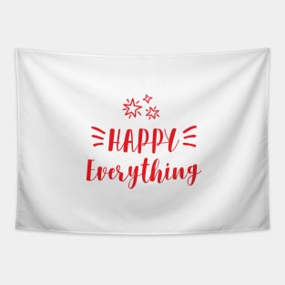 Happy everything, Christmas card Tapestry