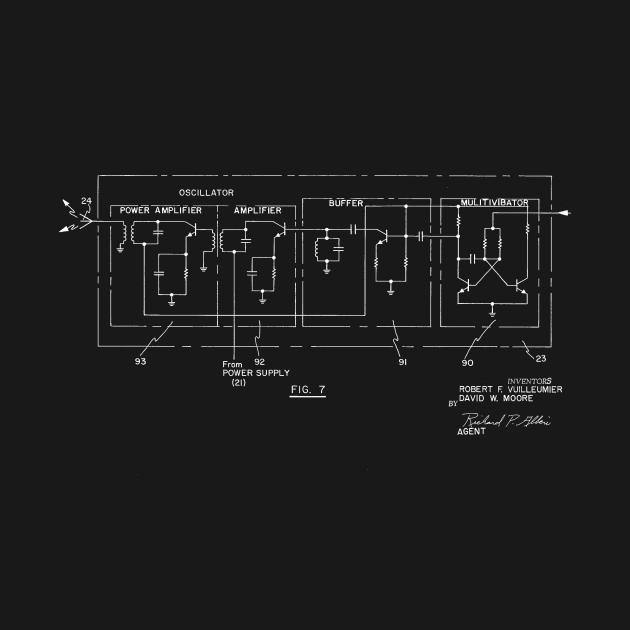 Bio-instrumentation Apparatus Vintage Patent Hand Drawing by TheYoungDesigns