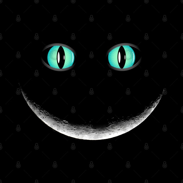 Alice in Wonderland - Cheshire Cat Moon by Barn Shirt USA