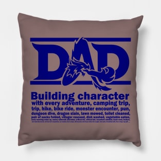 D&D Dad (Blue) Pillow