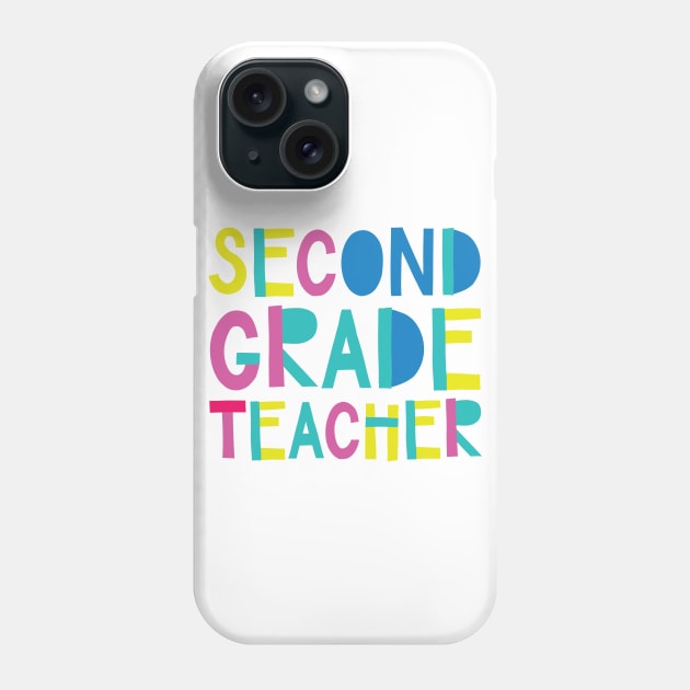 2nd Grade Teacher Gift Idea Cute Back to School Phone Case by BetterManufaktur