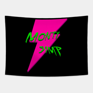 Monty Simp BlkLt Tapestry