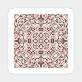 Arabic ornate square pattern Magnet