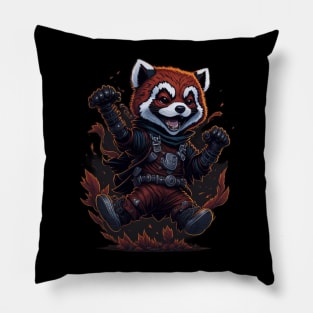 Red Panda Ninja_013 Pillow