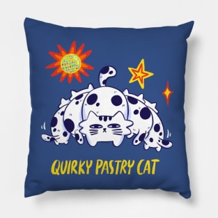 Quirky Pastry Cat Pillow