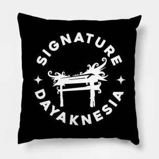 Signature Dayaknesia Logo Pillow