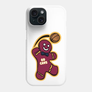 Cleveland Cavaliers Gingerbread Man Phone Case