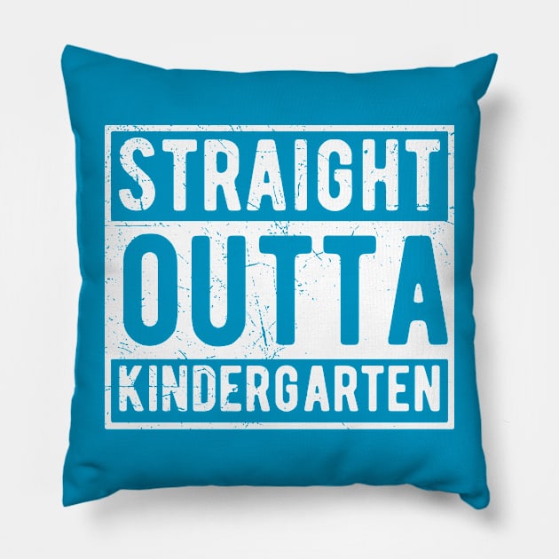 Straight Outta Kindergarten kindergarten Pillow by Gaming champion