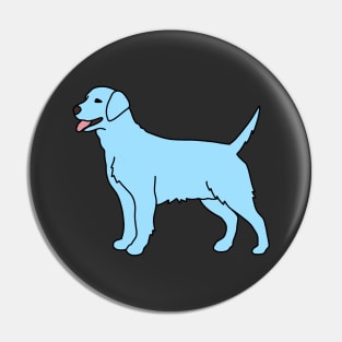 Light Blue Dog Pin