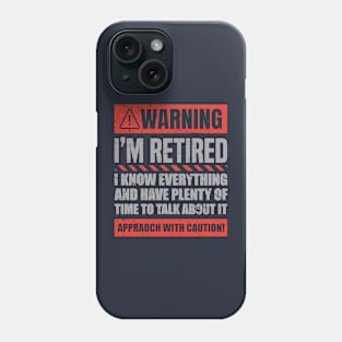 Retirement Design For Men Women Retiree Retired Retirement Phone Case