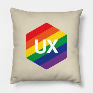 UX Design, UX Designer, LGBTQ Design, DEI, Diversity, Equality, Inclusion, Pride Pillow