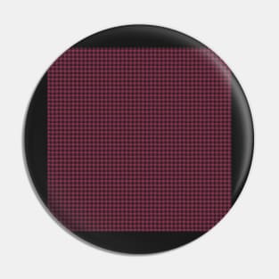 "Just Right" Small Houndstooth by Suzy Hager   Red & Brown Colors Pin