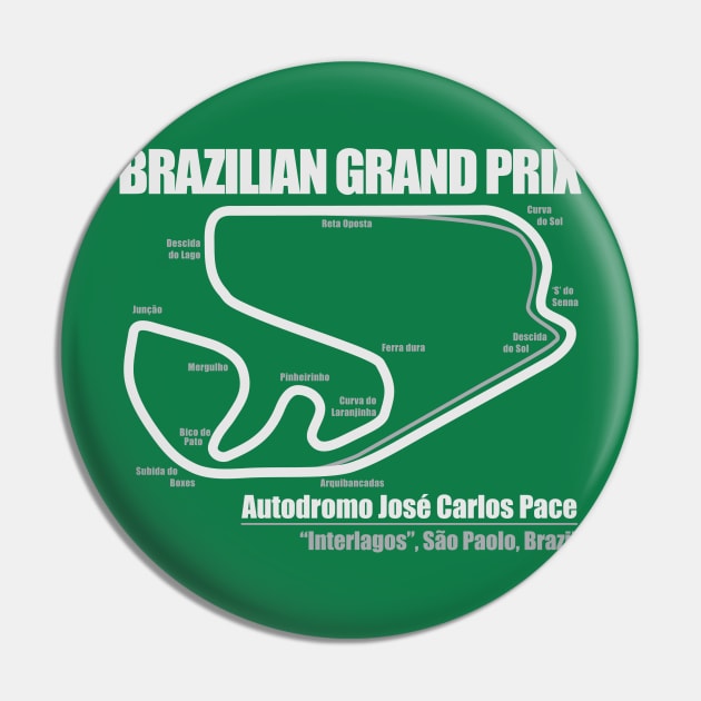 Brazilian Grand Prix DS Pin by Chicanery