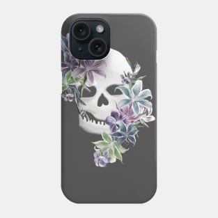 Skulls and Flowers Phone Case