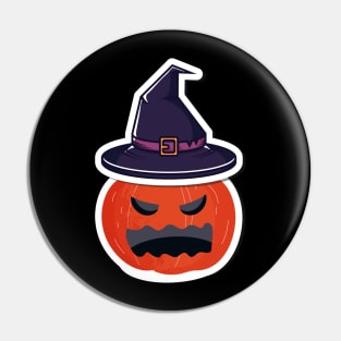 halloween witch pumpkin Pin