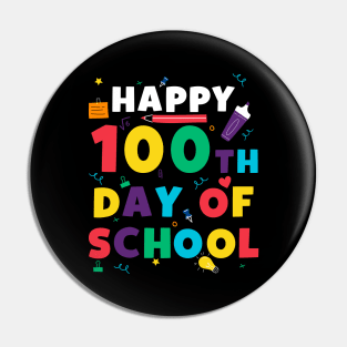 100 Days of School Pin