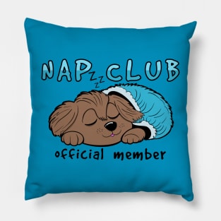 cute Shih Tzu dog - nap club Pillow