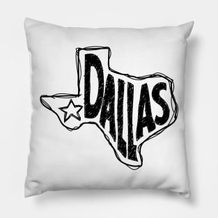 Dallas, Texas Pillow