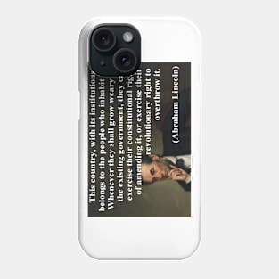 Lincoln knew Phone Case