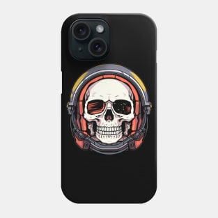 Skull with Helmet Phone Case