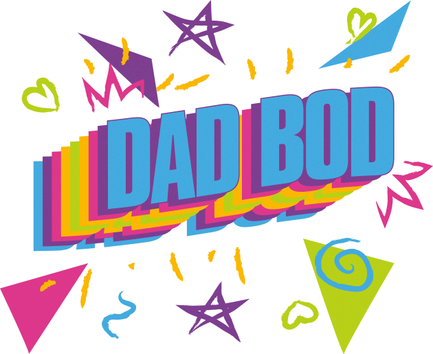 Dad Bod! 1990's Edition Kids T-Shirt by lukemorgan1