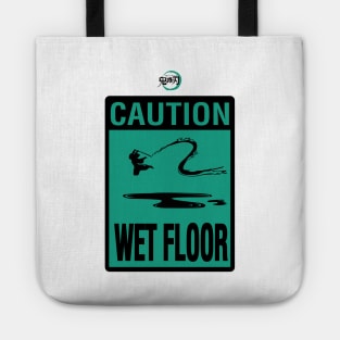 DEMON SLAYER SEASON 2: CAUTION WET FLOOR Tote