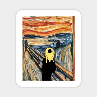 The Scream by Munch Magnet