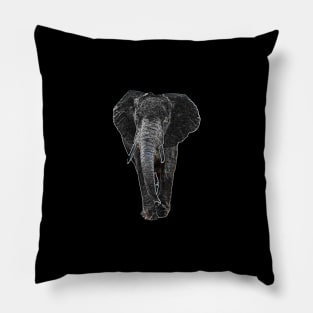 The Walking Elephant Spirit Animal Pillow