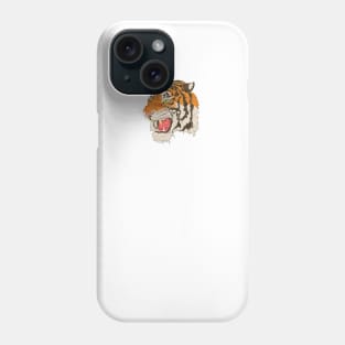 Small Paper Tiger Japanese Drawing Cool White Phone Case