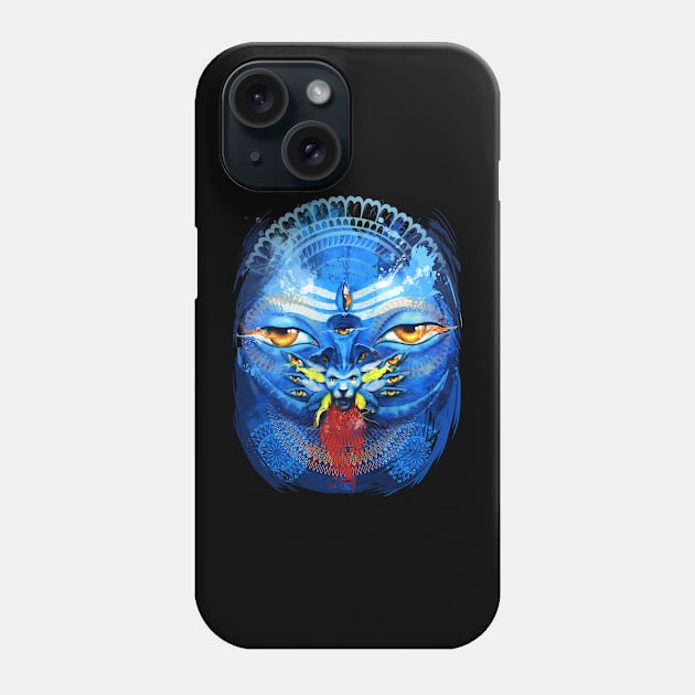 God Shiva Phone Case by George Emmanual Art