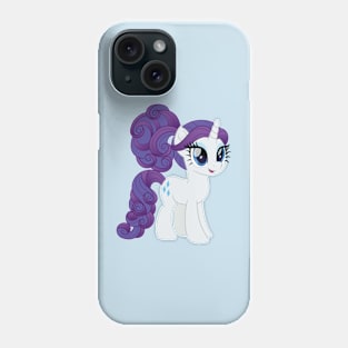 Rarity in a curly ponytail Phone Case