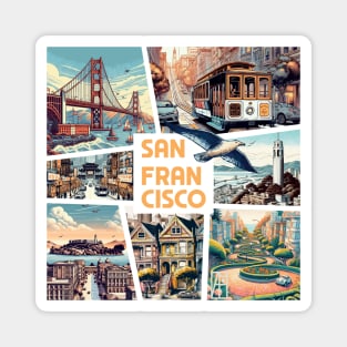 USA CITY - SAN FRANCISCO - TRAVEL -1 Magnet