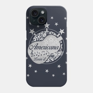 Americana - Lovin' it - Black and White version Phone Case