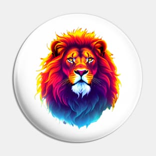 Lion Head Pin