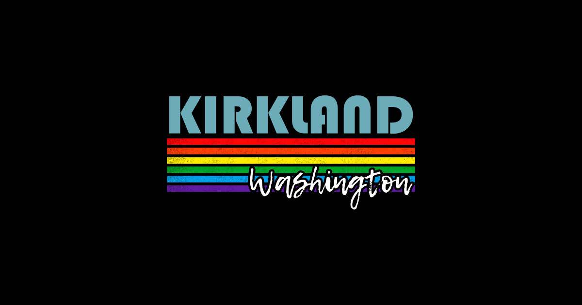 Kirkland Washington Pride Shirt Kirkland LGBT Gift LGBTQ Supporter Tee