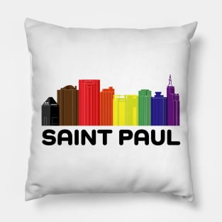 Saint Paul Pride Skyline Pillow