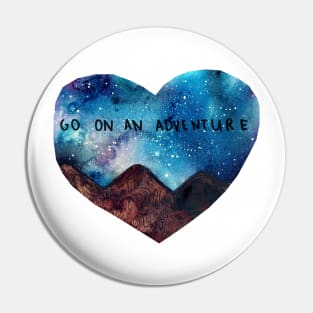 go on an adventure Pin