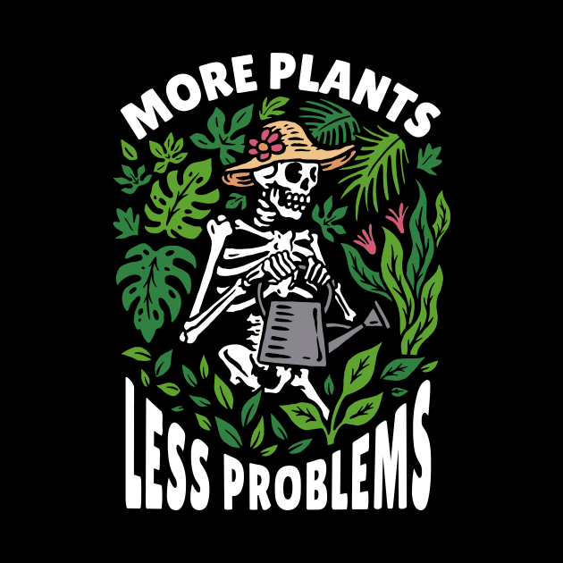 More Plants, Less People by WMKDesign