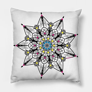 Spike mandala Pillow