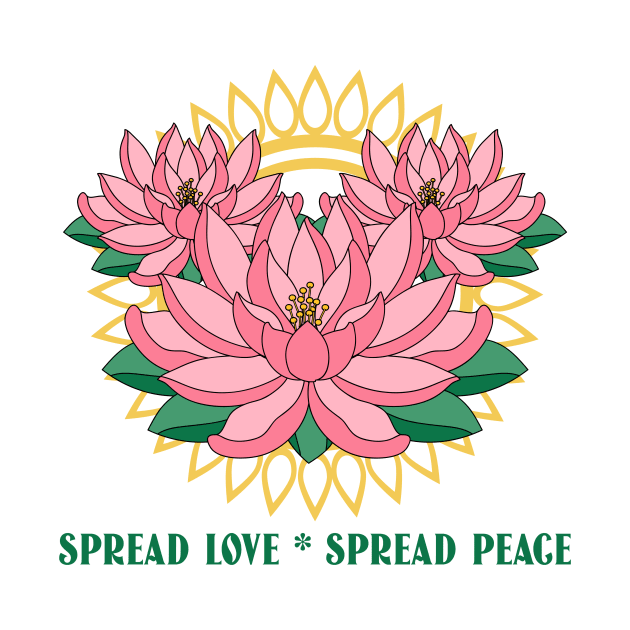 Spread Love: Spread Peace by lildoodleTees