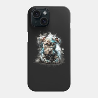 Pitbull Puppy doggy dog Sci-fi Phone Case