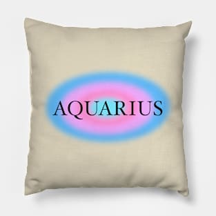 Aura Zodiac Aquarius Pillow