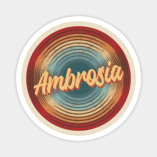 Ambrosia Vintage Circle Magnet