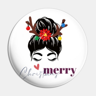 Merry Christmas with Style Pin