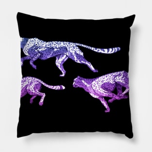 Running Cheetah II Pillow