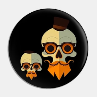 Father's Day skull Pin