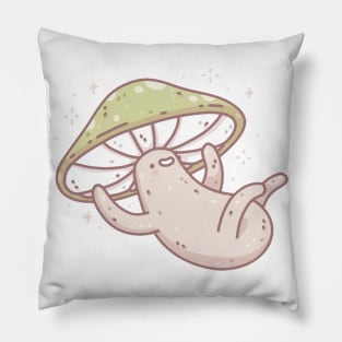 sparkly mushroom Pillow