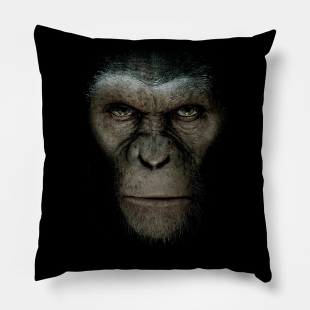 Caesar Ape Pillow by enchantingants