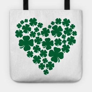 Shamrock Heart - St Paddys Tote