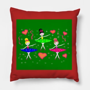 ballet dancers Pillow